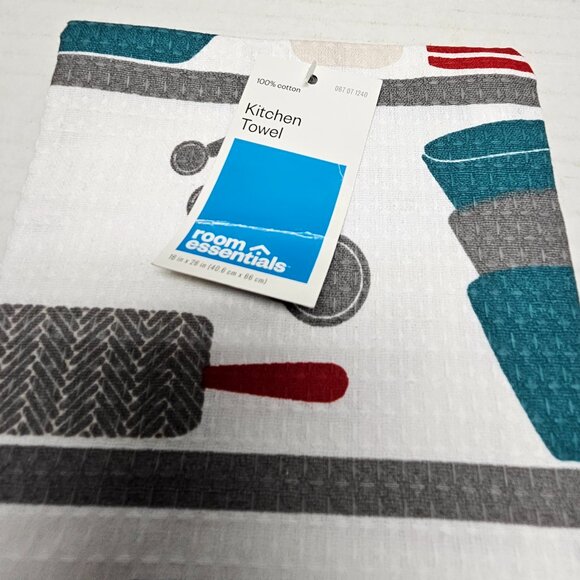 New Kitchen Towel Room Essentials Cotton 16 X 28 Baking Accessories Print - Picture 4 of 11